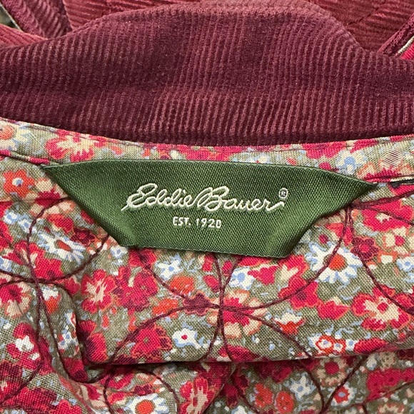 Eddie Bauer Floral Red Vest - Picture 8 of 8